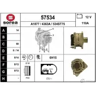 Генератор EAI 4 363A 57534 534ST75 2803166