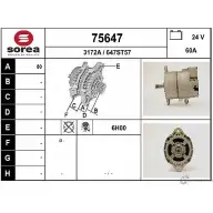 Генератор EAI 2803313 647ST57 3 172A 75647