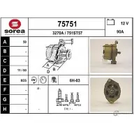 Генератор EAI 751ST57 327 0A 2803401 75751