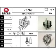 Генератор EAI 75760 75760 105457809 3 279A