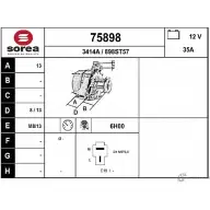 Генератор EAI 75898 105871245 3414 A 75898