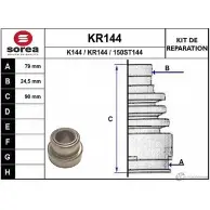 Пыльник шруса EAI Fiat Palio (178) 1 Хэтчбек 1.4 Cat 69 л.с. 1996 – 2001 150S T144 K144 KR144