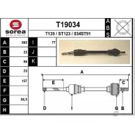 Приводной вал EAI 2804865 ST123 T19034 03 4ST91
