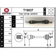 Приводной вал EAI 2804868 ST140 T19037 037ST9 1