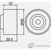 Паразитный обводной ролик ремня ГРМ GMB IVA1T 07 GT10050 1420562485 - Изображение 4