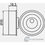 Натяжной ролик ГРМ GMB 1420562489 CHG QIM GT10072 - Изображение 5