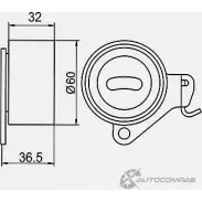 Натяжной ролик ГРМ GMB 1420562490 3R UKCRC GT10080 - Изображение 4