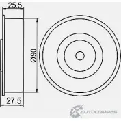Паразитный обводной ролик ремня ГРМ GMB CYDAK B 1420562491 GT10090 - Изображение 4