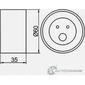 Натяжной ролик ГРМ GMB GT10100 1420562492 CR ZSO - Изображение 4