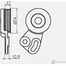 Паразитный обводной ролик ремня ГРМ GMB BH8J LYR 1420562503 GT10190 - Изображение 4