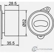Натяжной ролик ГРМ GMB HCW PQXC 1420562512 GT20010 - Изображение 4
