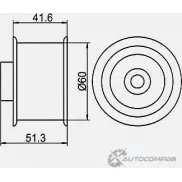 Паразитный обводной ролик ремня ГРМ GMB T 1W4H GT20100 1420562520 - Изображение 5