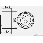 Натяжной ролик ГРМ GMB GT20140 NU6PU F 1420562524 - Изображение 4