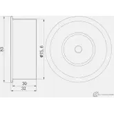 Паразитный обводной ролик ремня ГРМ GMB GT30520 1422940155 1TWJ E3 - Изображение 4
