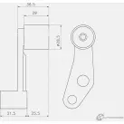 Паразитный обводной ролик ремня ГРМ GMB 1420562531 GT30550 167 Y8 - Изображение 4