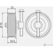 Паразитный обводной ролик приводного ремня GMB L4 9UCTK 1422940176 GT60000 - Изображение 5