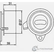 Натяжной ролик ГРМ GMB 7L EZG GT60030 1420562552 - Изображение 4