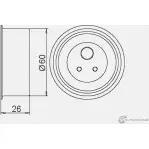 Натяжной ролик ГРМ GMB GT60050 1420562554 U7L P0 - Изображение 4