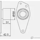 Паразитный обводной ролик ремня ГРМ GMB GT60110 1420562560 KL MFW - Изображение 4