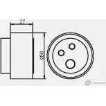 Натяжной ролик ГРМ GMB DWX HLES GT70440 1422940181 - Изображение 5