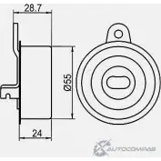 Натяжной ролик ГРМ GMB 1420562615 CHQGR 9E GT80060 - Изображение 4