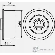 Натяжной ролик ГРМ GMB GT80110 1420562620 L3E LQ - Изображение 5