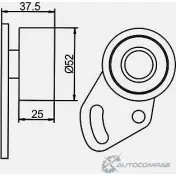 Натяжной ролик ГРМ GMB GT80190 F B9UJ 1420562628 - Изображение 4