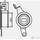 Натяжной ролик ГРМ GMB GT80220 J4I RKG 1420562630 - Изображение 5
