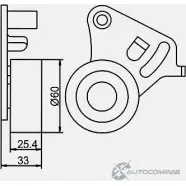 Натяжной ролик ГРМ GMB 1420562631 GT80250 GEB7 Q - Изображение 4