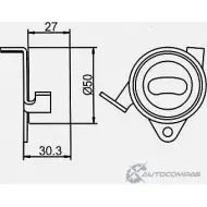 Натяжной ролик ГРМ GMB GT80410 QKT 2EX 1420562645 - Изображение 5