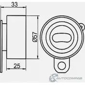 Натяжной ролик ГРМ GMB D GZ96 1420562647 GT80430 - Изображение 5