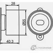 Натяжной ролик ГРМ GMB 10 BOV 1420562666 GT80650 - Изображение 4