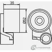 Натяжной ролик ГРМ GMB GT80660 YV3 2580 1420562667 - Изображение 4