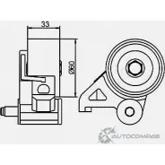 Натяжной ролик ГРМ GMB GT80670 1420562668 2908Z JJ - Изображение 5