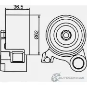 Натяжной ролик ГРМ GMB 1420562669 GT80680 GNRW2 TM - Изображение 4