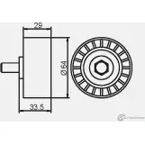 Паразитный обводной ролик ремня ГРМ GMB CDX 0K 1420562676 GT80750 - Изображение 4