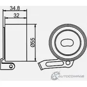 Натяжной ролик ГРМ GMB GT80860 1420562686 BAC3G C - Изображение 4