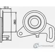 Натяжной ролик ГРМ GMB 1420562689 D3 RI82L GT80890 - Изображение 4