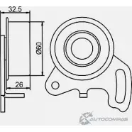 Натяжной ролик ГРМ GMB GT80900 1420562690 SF NAM4A - Изображение 4