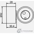 Натяжной ролик ГРМ GMB 1420562694 GT80940 LMB WMK - Изображение 4