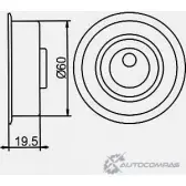 Паразитный обводной ролик ремня ГРМ GMB GT80950 1420562695 U S95BY - Изображение 5