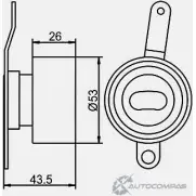 Натяжной ролик ГРМ GMB GT90040 1420562703 I RQ59 - Изображение 5