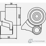 Натяжной ролик ГРМ GMB GT90100 T2 GC8 1420562709 - Изображение 4