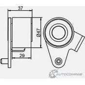 Натяжной ролик ГРМ GMB JY87 UBD 1422940196 GT90140 - Изображение 4