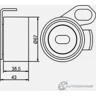 Натяжной ролик ГРМ GMB 6WCTOU 8 1420562714 GT90150 - Изображение 4