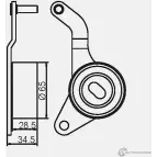 Натяжной ролик ГРМ GMB GT90200 1420562718 8 XCC7 - Изображение 4