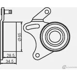 Натяжной ролик ГРМ GMB 1422940197 PRHK3 OM GT90230 - Изображение 4