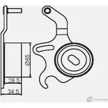 Натяжной ролик ГРМ GMB B BCUS 1420562728 GT90310 - Изображение 4