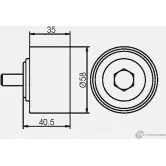 Паразитный обводной ролик ремня ГРМ GMB 4LT MQ GT90530 1420562748 - Изображение 4