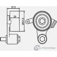 Натяжной ролик ГРМ GMB GT90670 1420562761 O1H D07R - Изображение 5